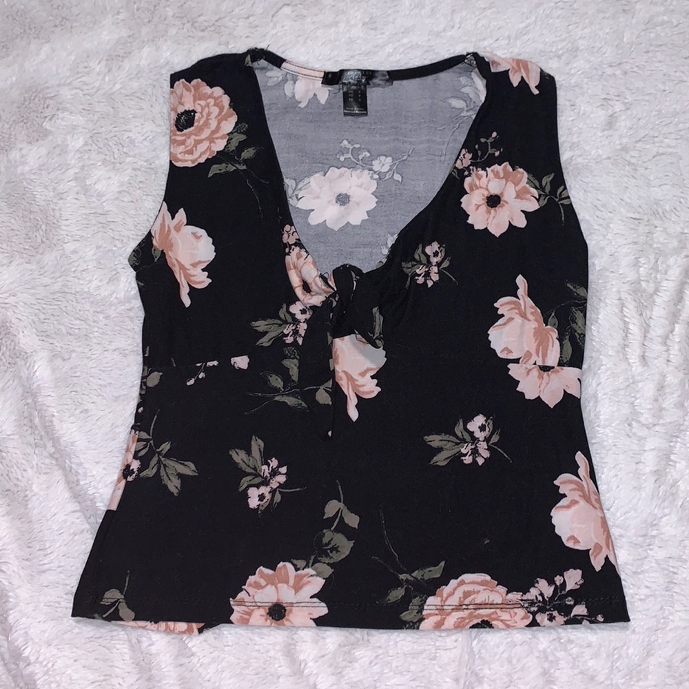 (3 for $10)floral tank top